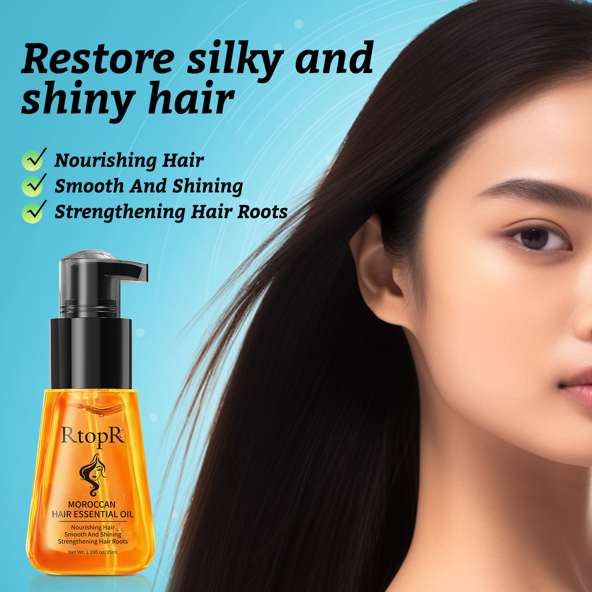 RtopR Moroccan Hair Essential Oil