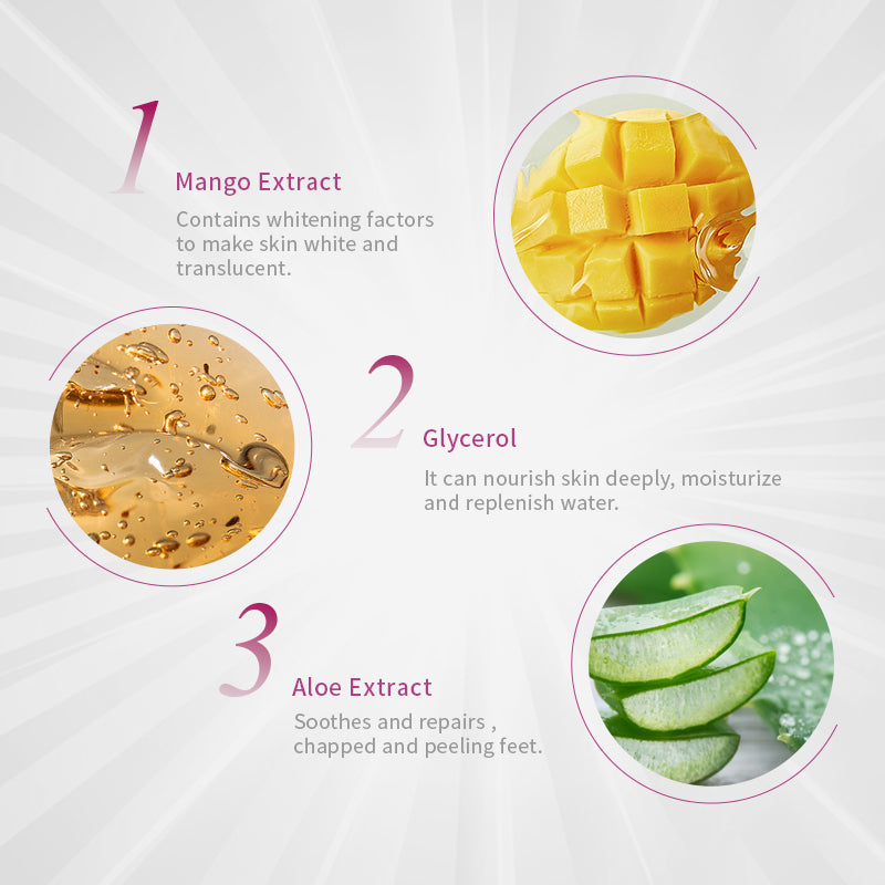 RtopR Mango Soft Nourishing Foot Mask