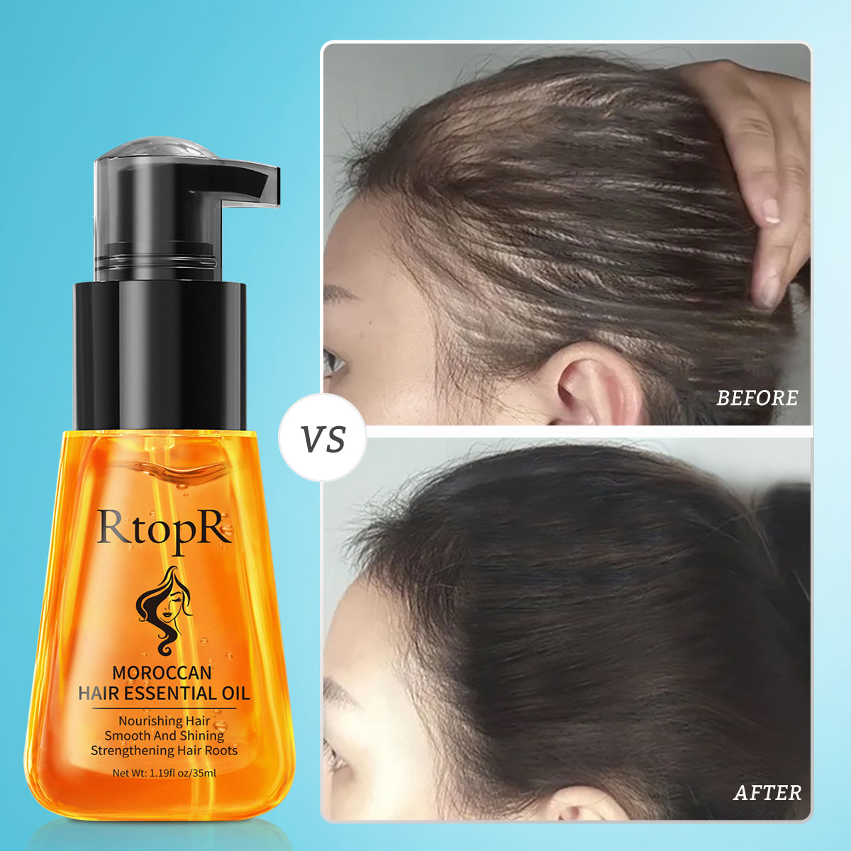 RtopR Moroccan Hair Essential Oil